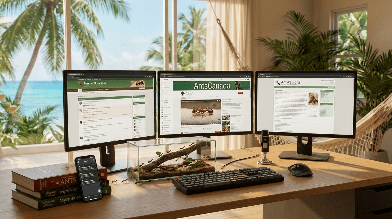 Mes meilleures ressources pour l'élevage de fourmis (sites, chaînes, forums)
